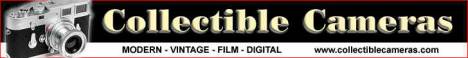 Collectible Cameras has thousands of modern, vintage, film, and digital cameras, lenses and accessories!  Secure online shopping and worldwide shipping.