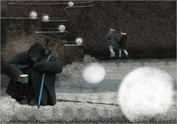 Andata e ritorno (40,0x28,0 cm) - Via dei Fori Imperiali - Roma 2003