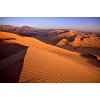 Panoramica del deserto del Temet allalba da una duna alta quasi 300 metri